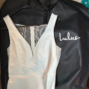 New! Lulus White Lace Wedding Dress